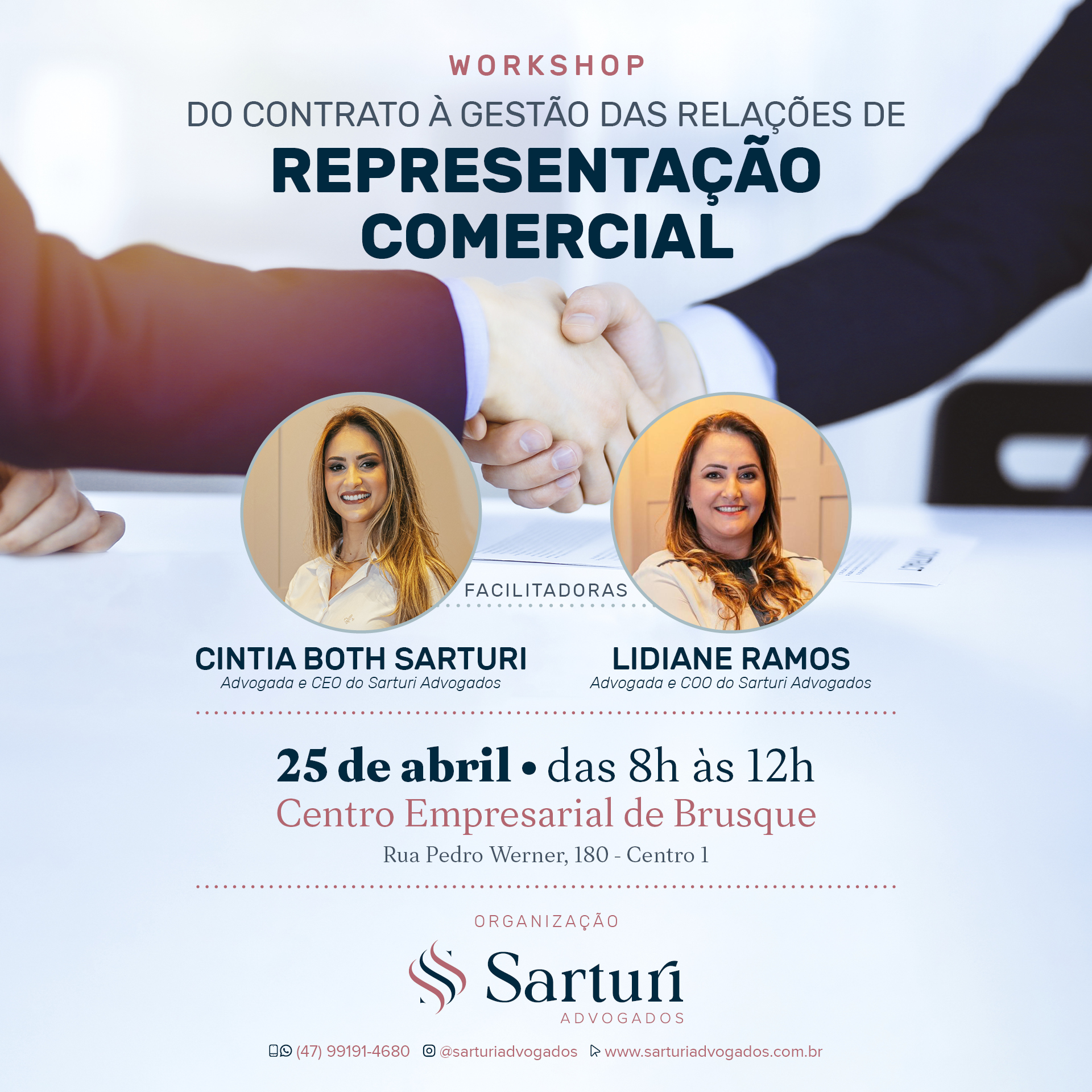 Workshop: Do contrato à gestão das relações de representação comercial